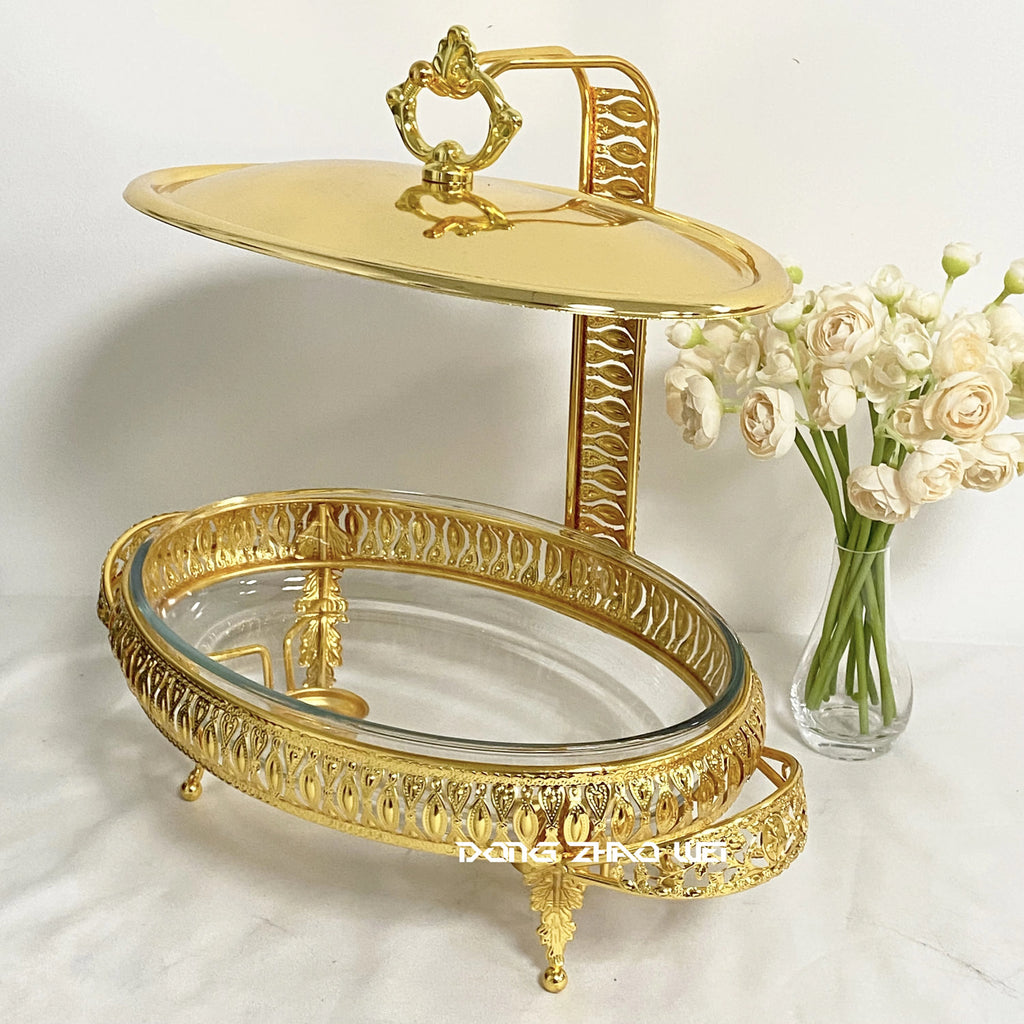 Luxury Oval food warmer dish