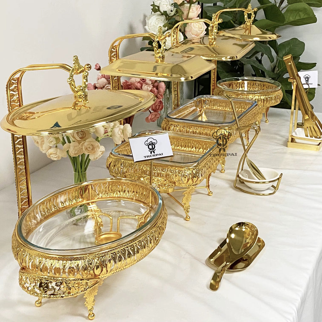 Luxury Oval food warmer dish