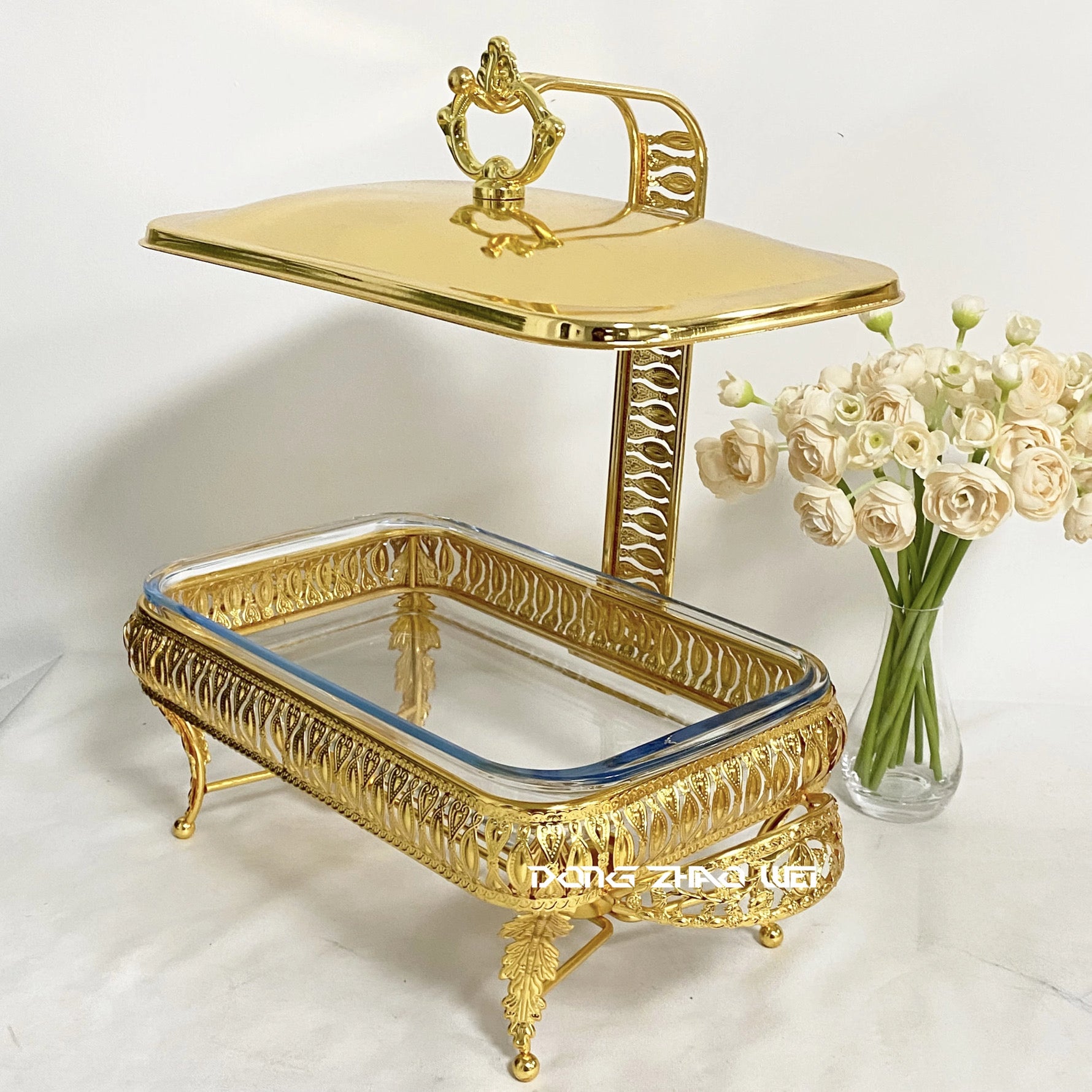 Luxury Rectangular buffet food warmer chaffing dish