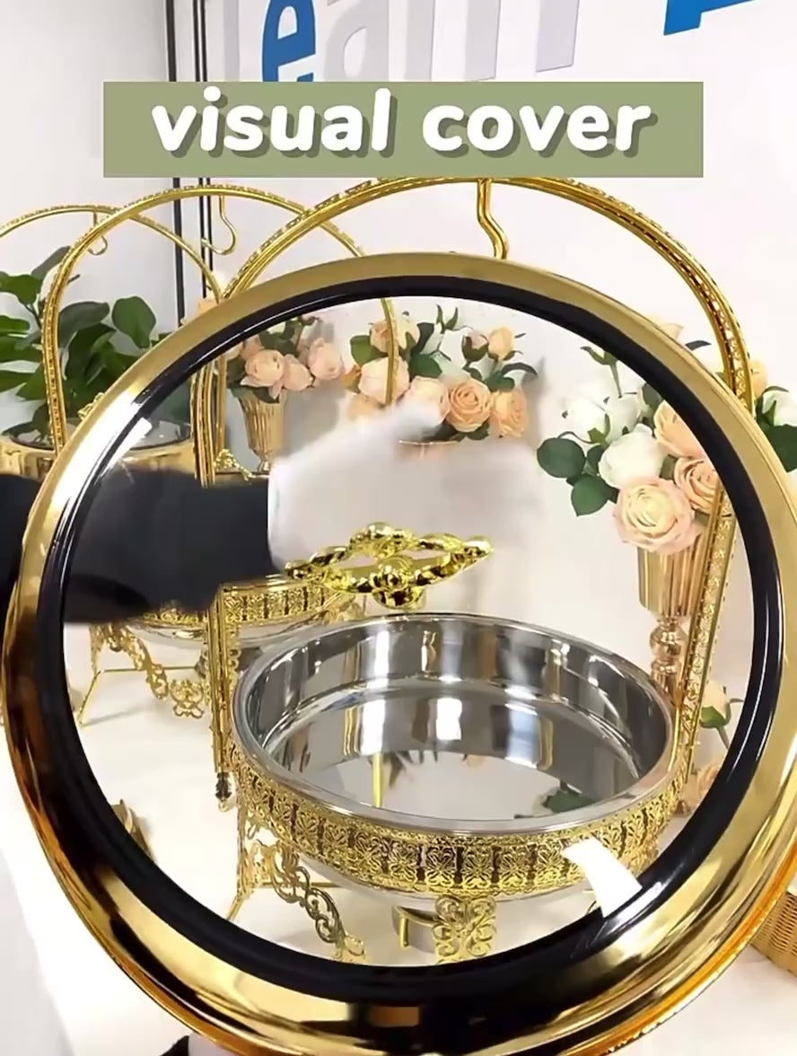 Golden Butterfly Visual
Cover Chafing Dish