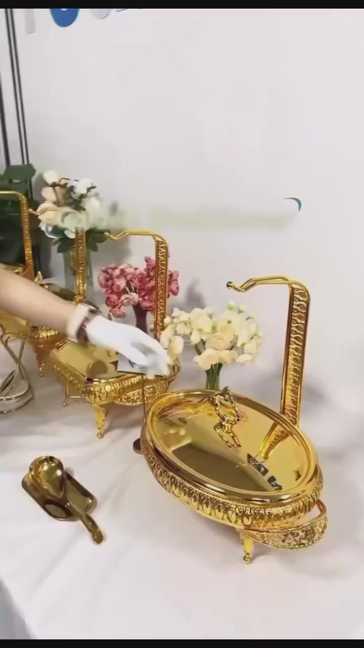 Luxury Square food warmer dish